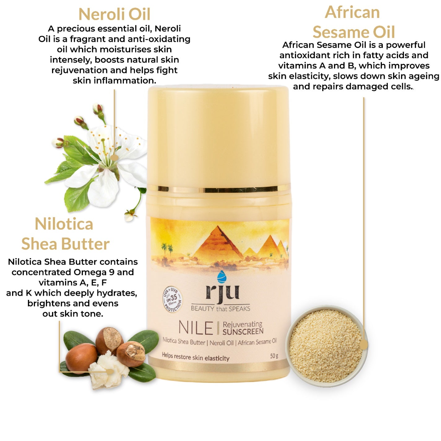 Nile Rejuvenating Sunscreen with SPF 35
